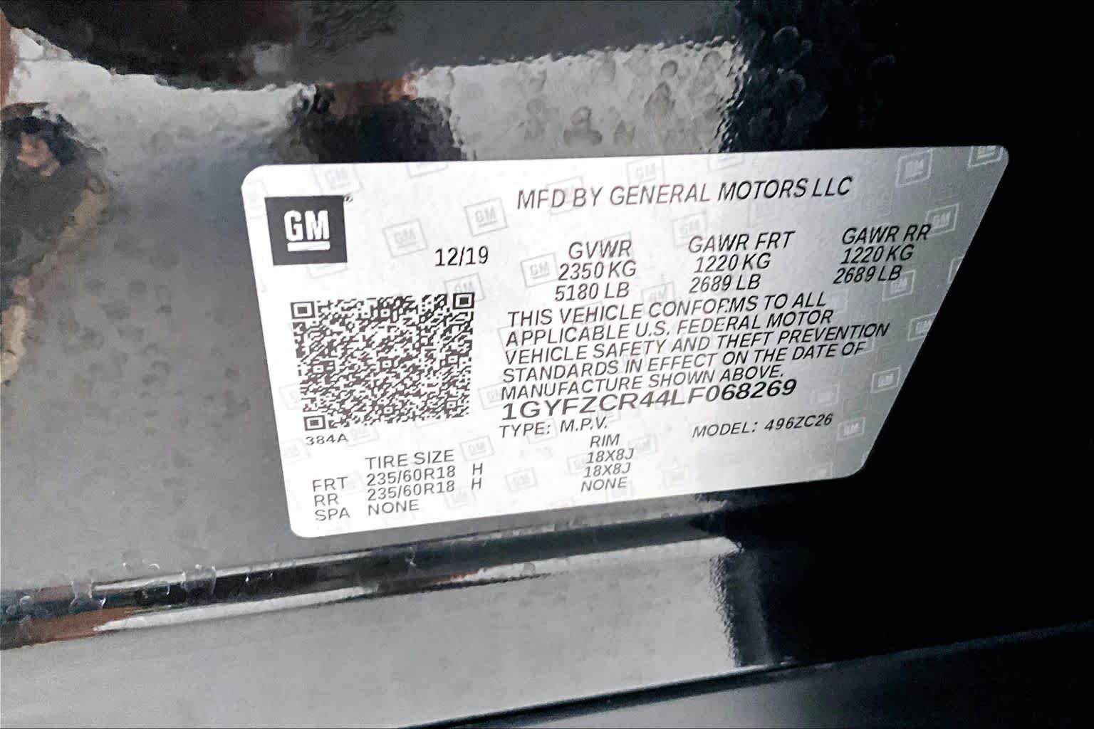 Used 2020 Stellar Black Metallic Cadillac FWD Premium Luxury image 34