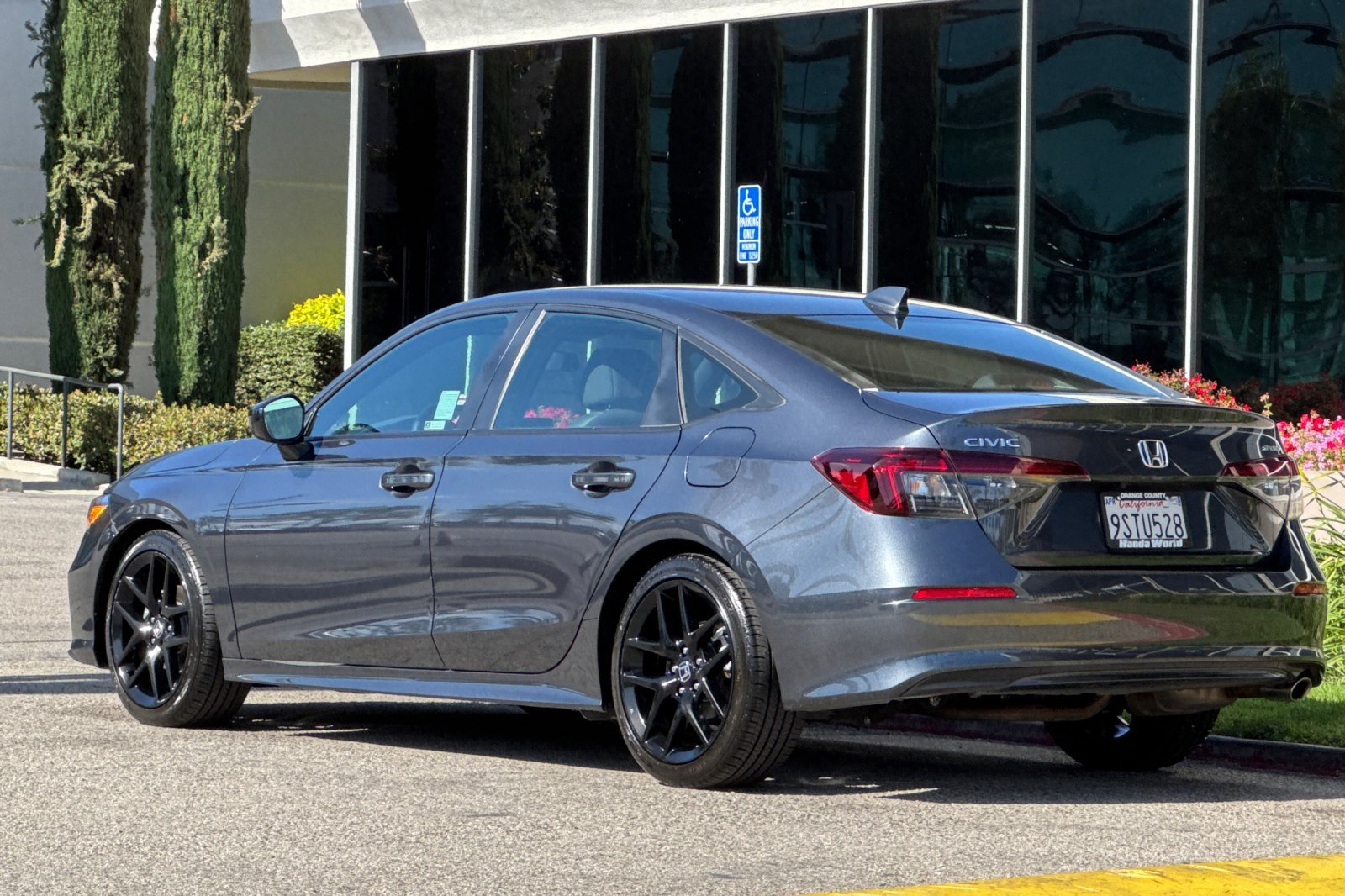 Certified Used 2025 Meteorite Gray Metallic Honda 4D SPORT image 6