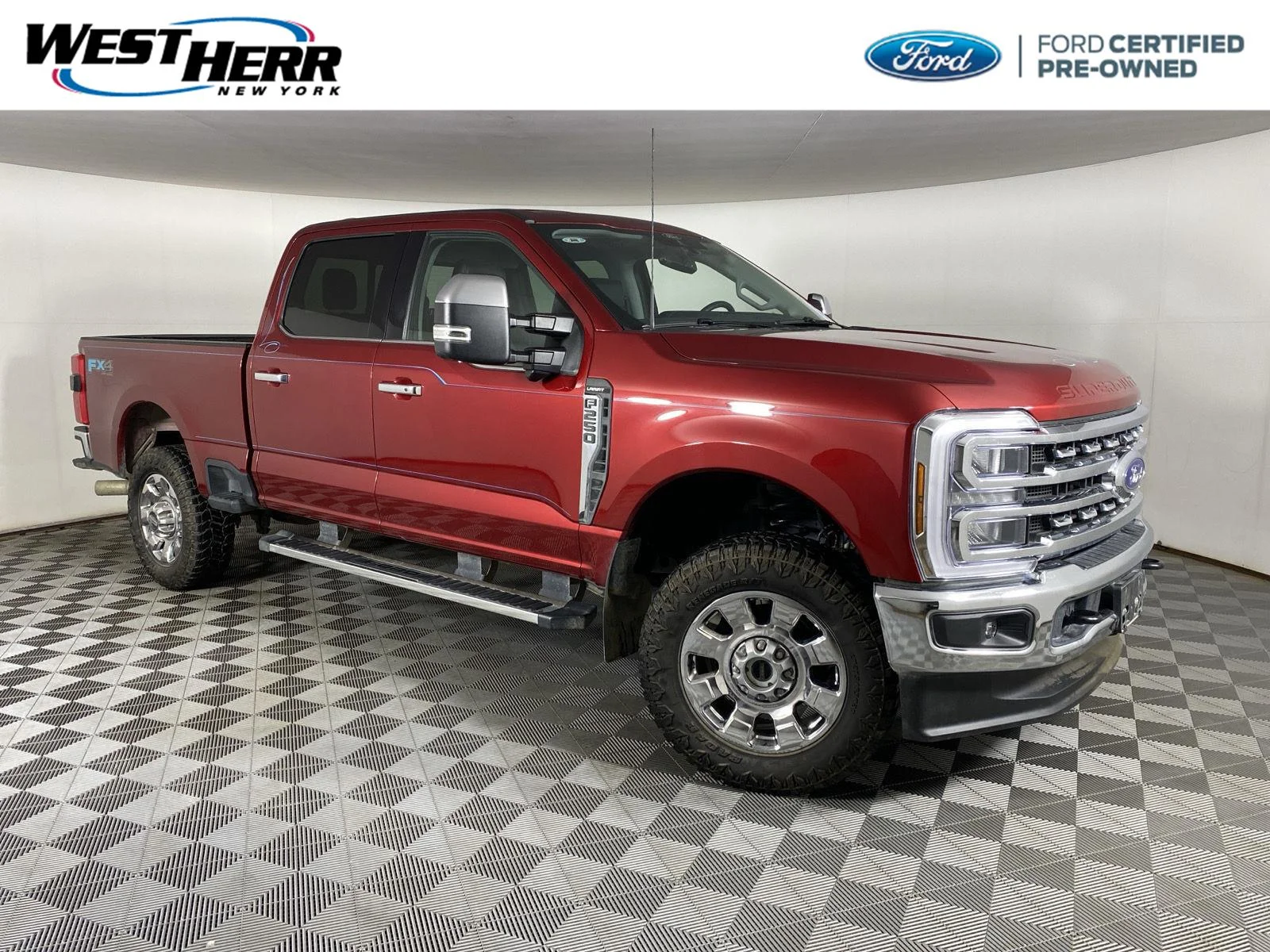 Used 2026 Ruby Red Metallic Tinted Clearcoat Ford Lariat image 1