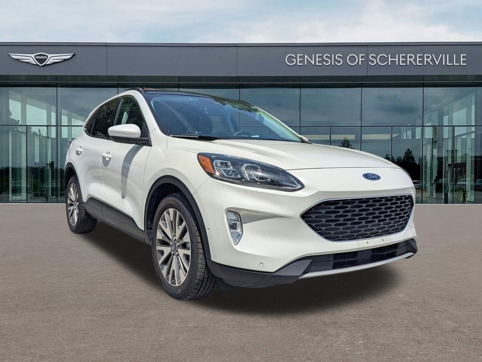 Used 2021 White Ford Titanium image 1