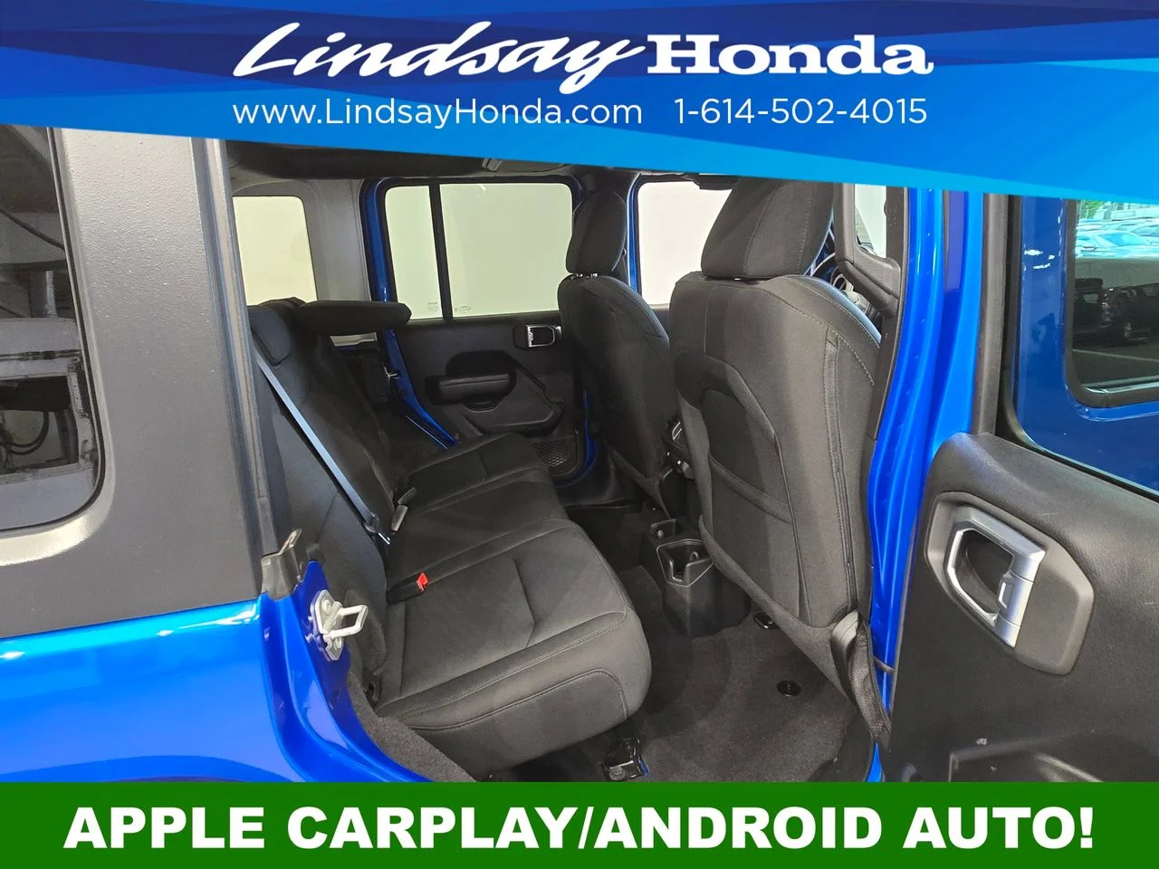 Used 2021 Hydro Blue Pearl Coat Jeep Unlimited Sport S image 10