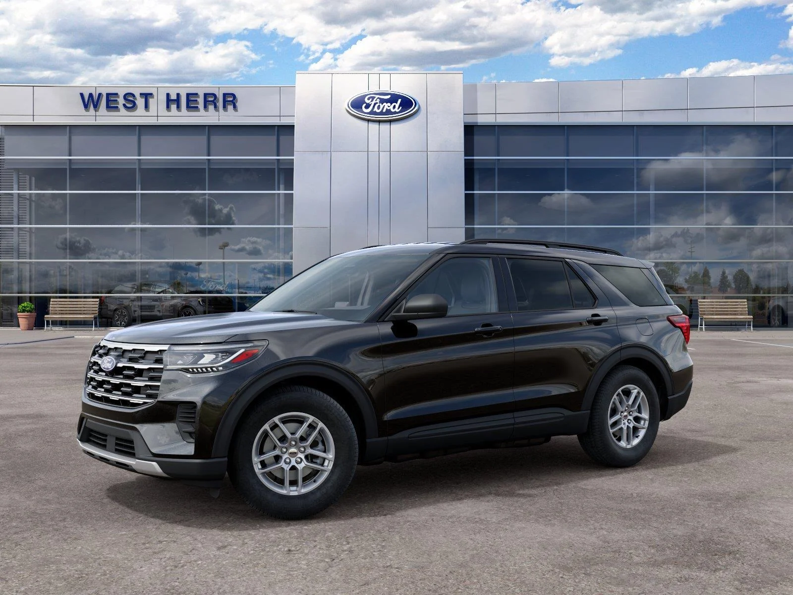 New 2027 Agate Black Metallic Ford Active image 2