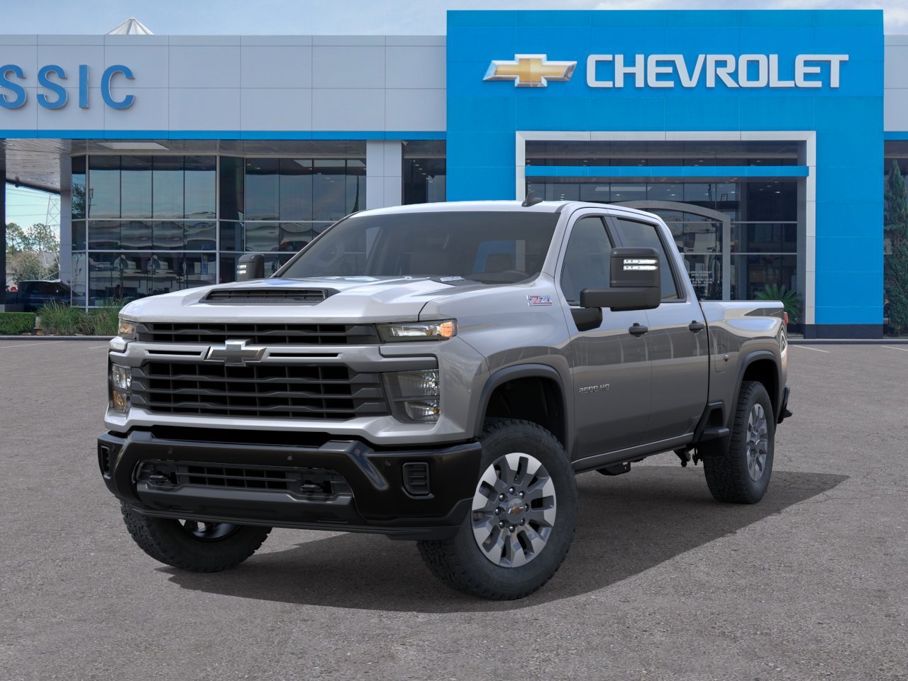 2026 Chevrolet Silverado 2500 HD Custom Gray at Classic Elite Chevrolet Hwy 6