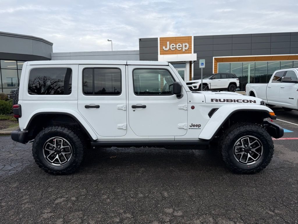New 2026 Bright White Clearcoat Jeep Rubicon image 9
