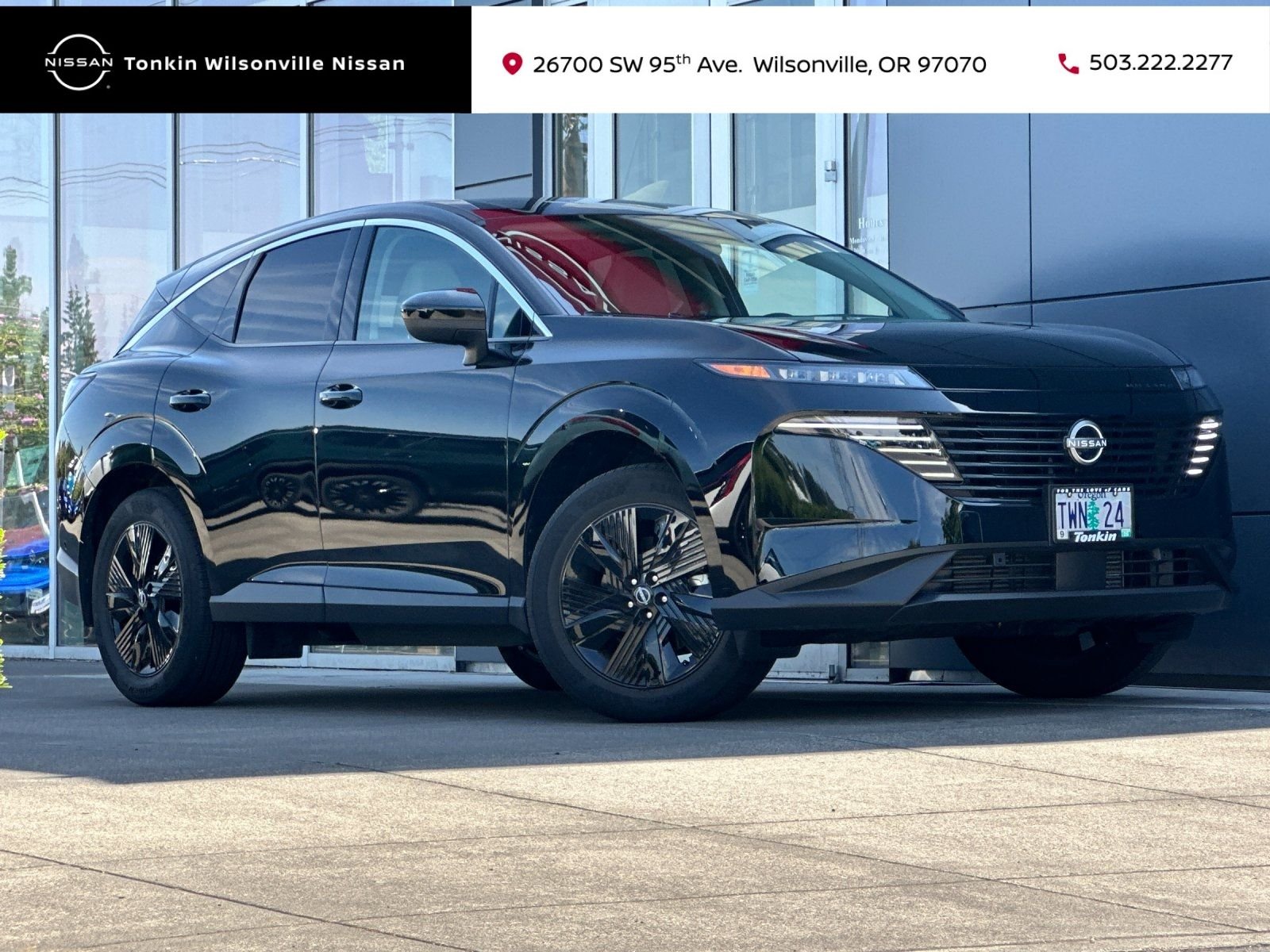 Used 2025 Super Black Nissan SV image 1