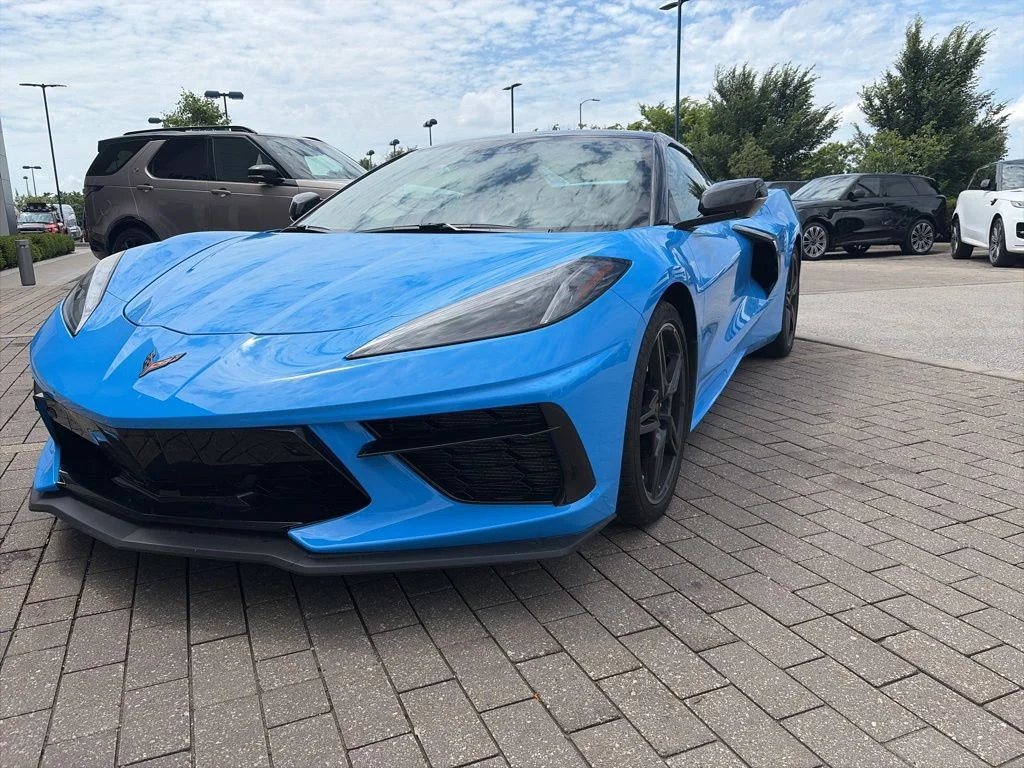 Used 2025 Blue Chevrolet Stingray image 2