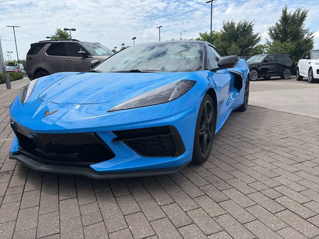 Used 2025 Blue Chevrolet Stingray image 2