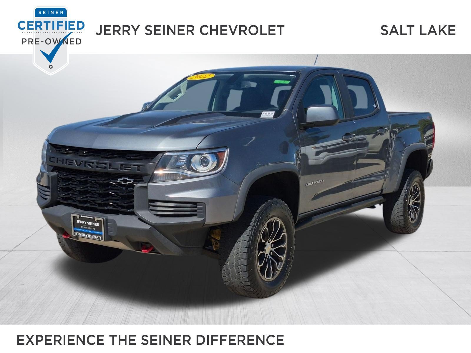 Certified Used 2022 Satin Steel Metallic Chevrolet ZR2 image 1