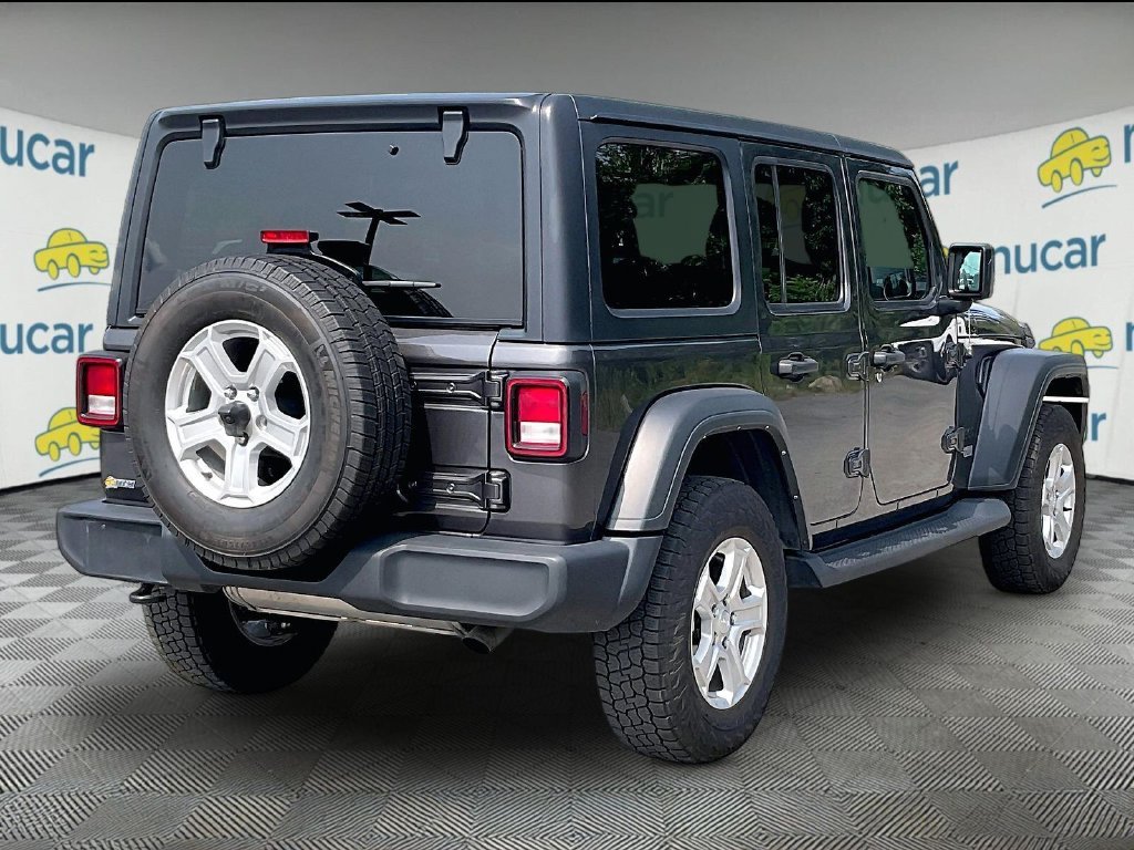 Used 2021 Gray Jeep Unlimited Sport S image 6