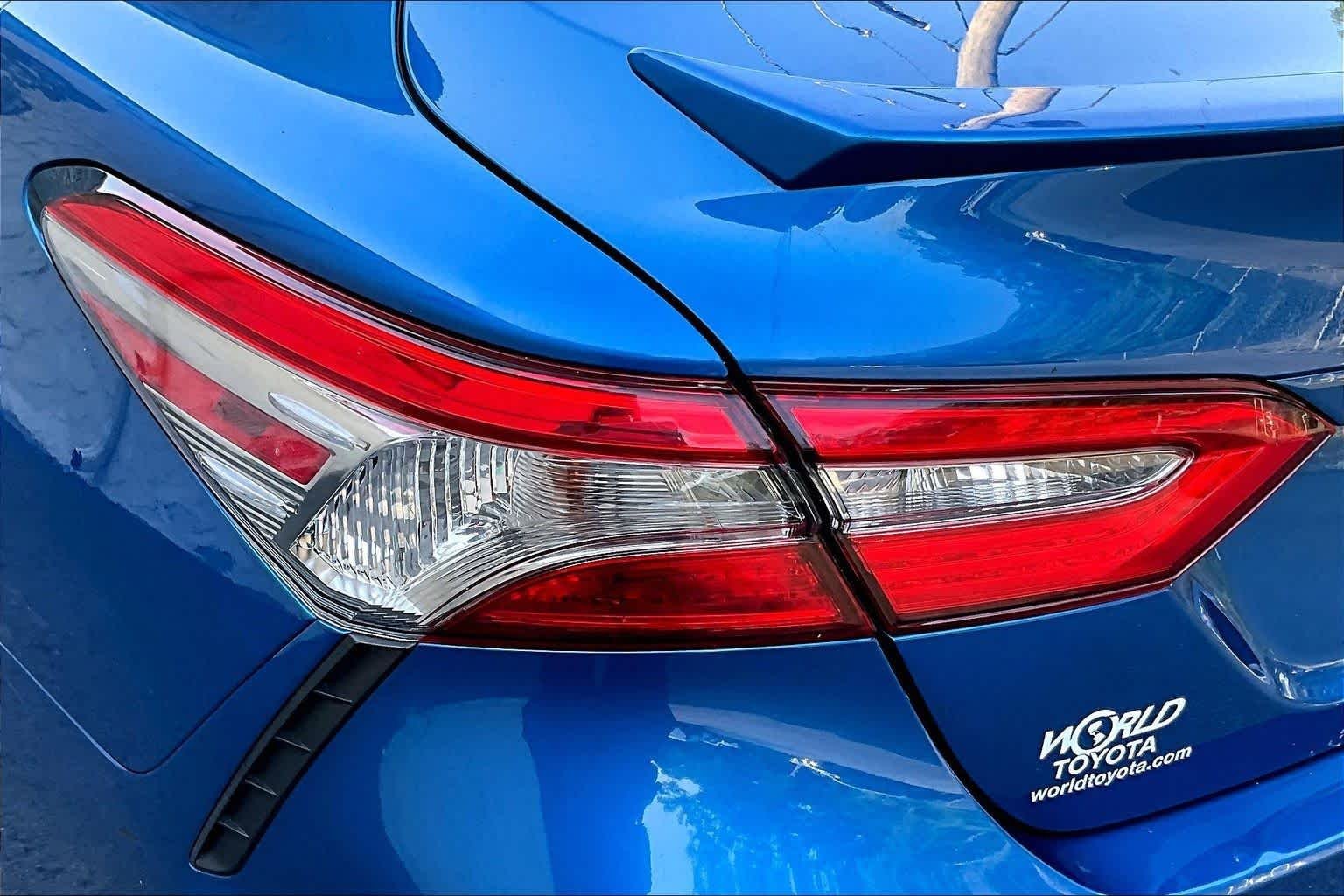 Used 2018 Blue Streak Metallic Toyota SE image 29