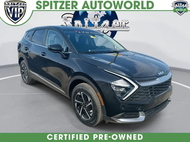 Used 2023 Black Kia LX image 1