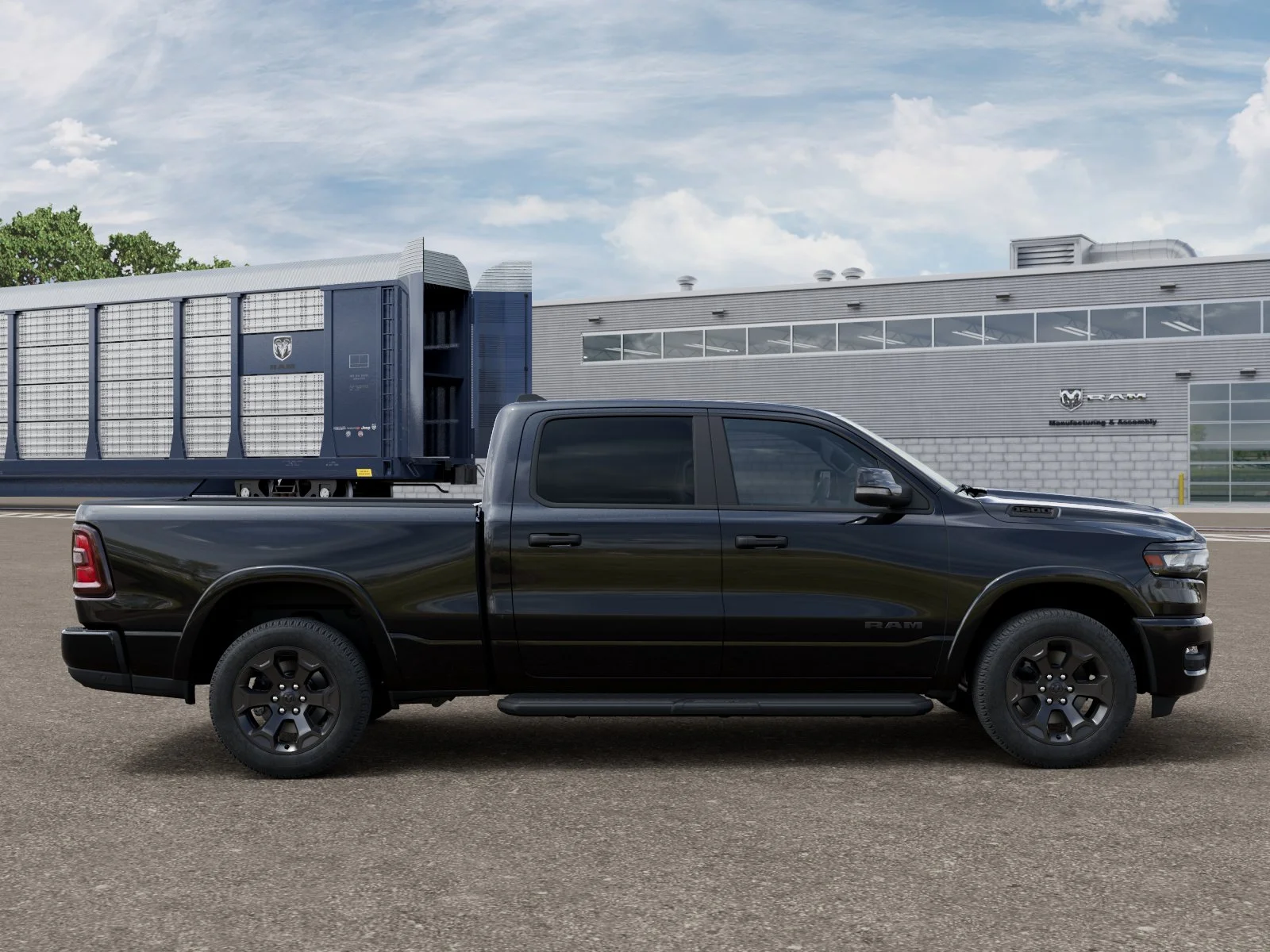 New 2026 Diamond Black Crystal Pearl-Coat Exterior Paint RAM  image 28
