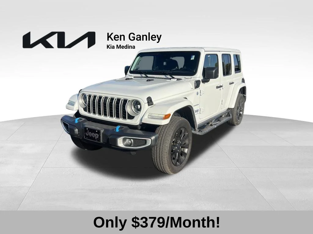 Used 2024 White Jeep Sahara 4xe image 1