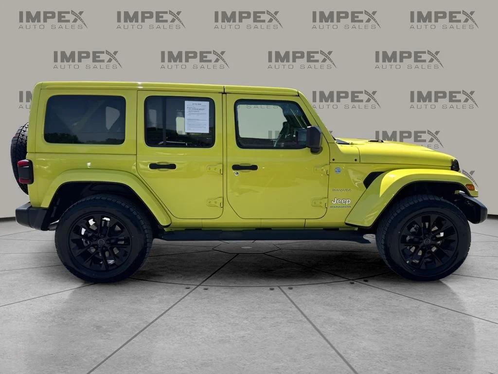 Used 2024 Yellow Jeep Sahara 4xe image 6