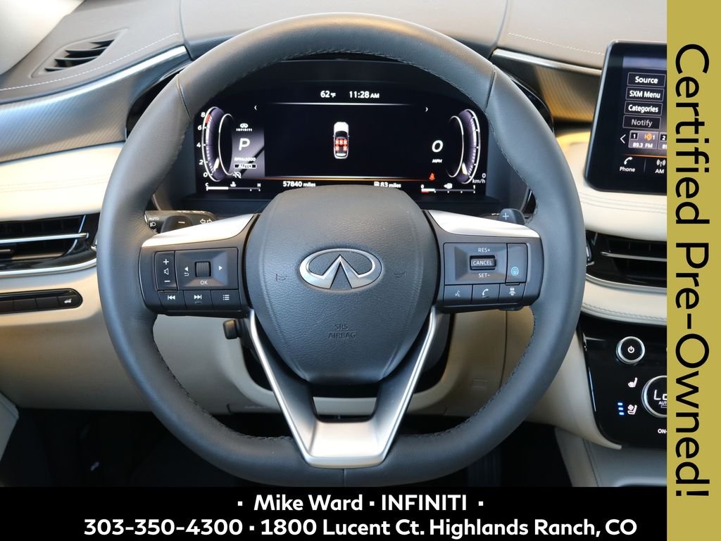 Certified Used 2023 White INFINITI LUXE image 9
