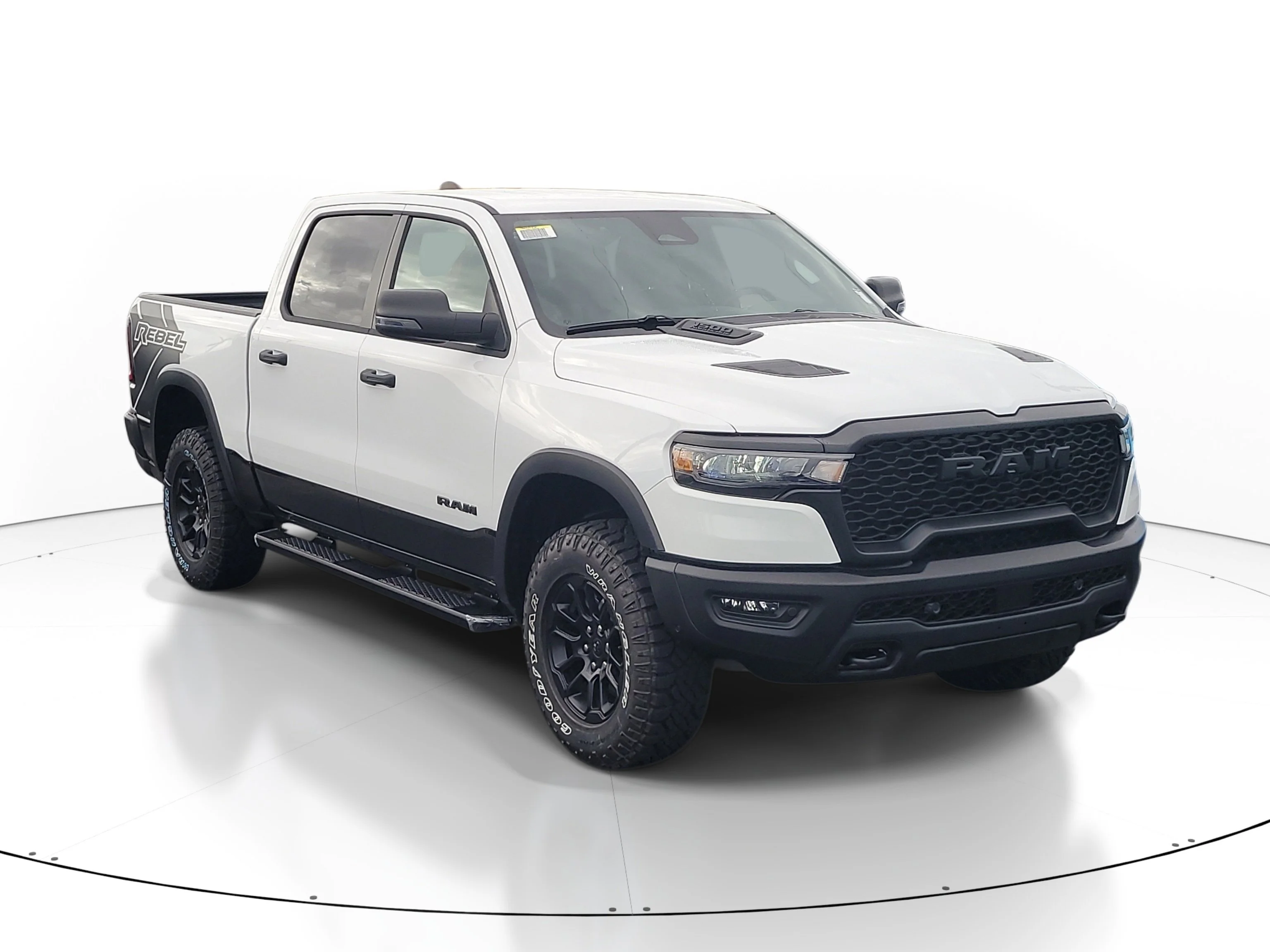 New 2026 Bright White Clearcoat Ram Rebel image 2