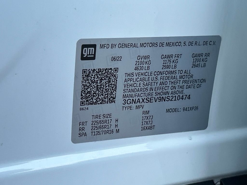 Used 2022 White Chevrolet LS image 10