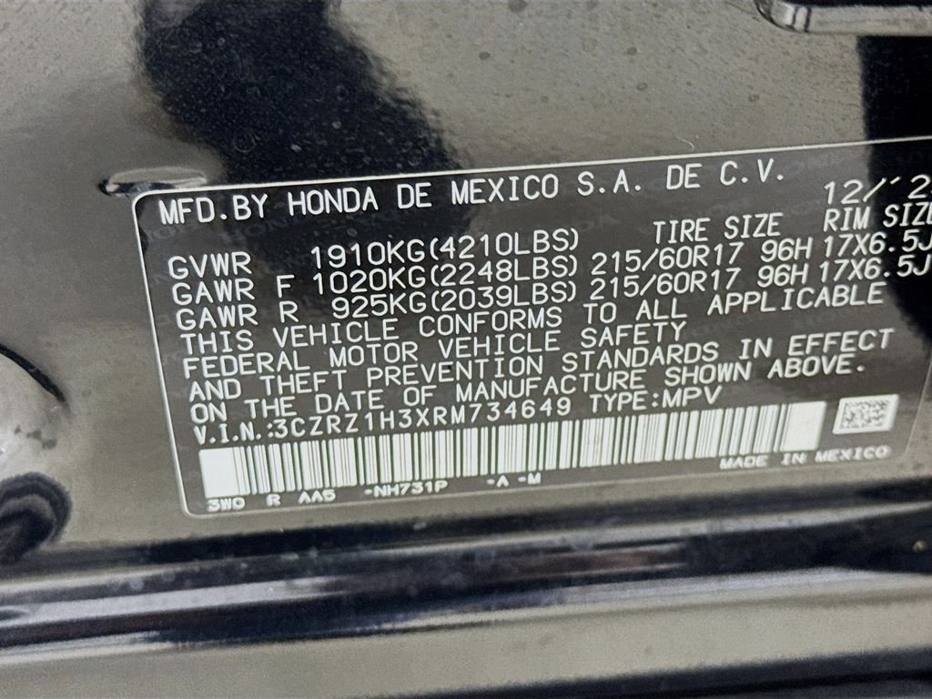 Certified Used 2024 Crystal Black Pearl Honda 5DR 2WD LX image 39