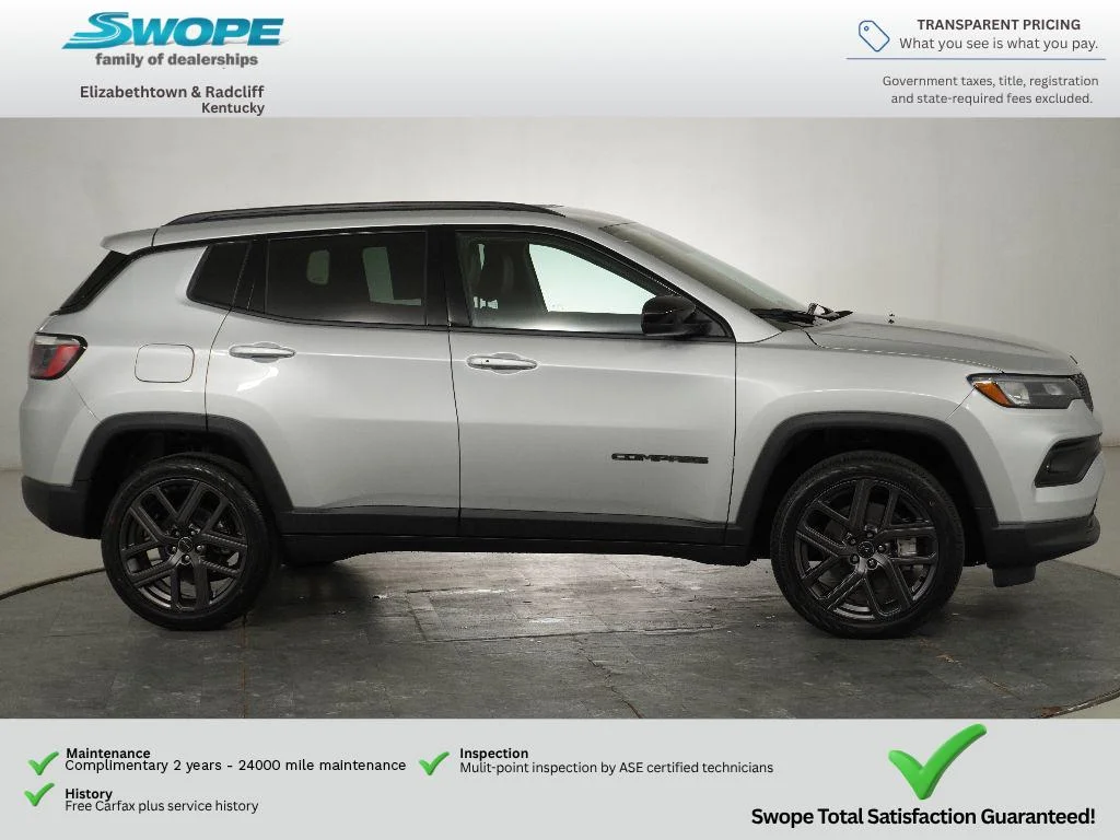 New 2026 Silver Zynith Metallic Clear-Coat Exterior Paint Jeep Latitude Altitude image 2