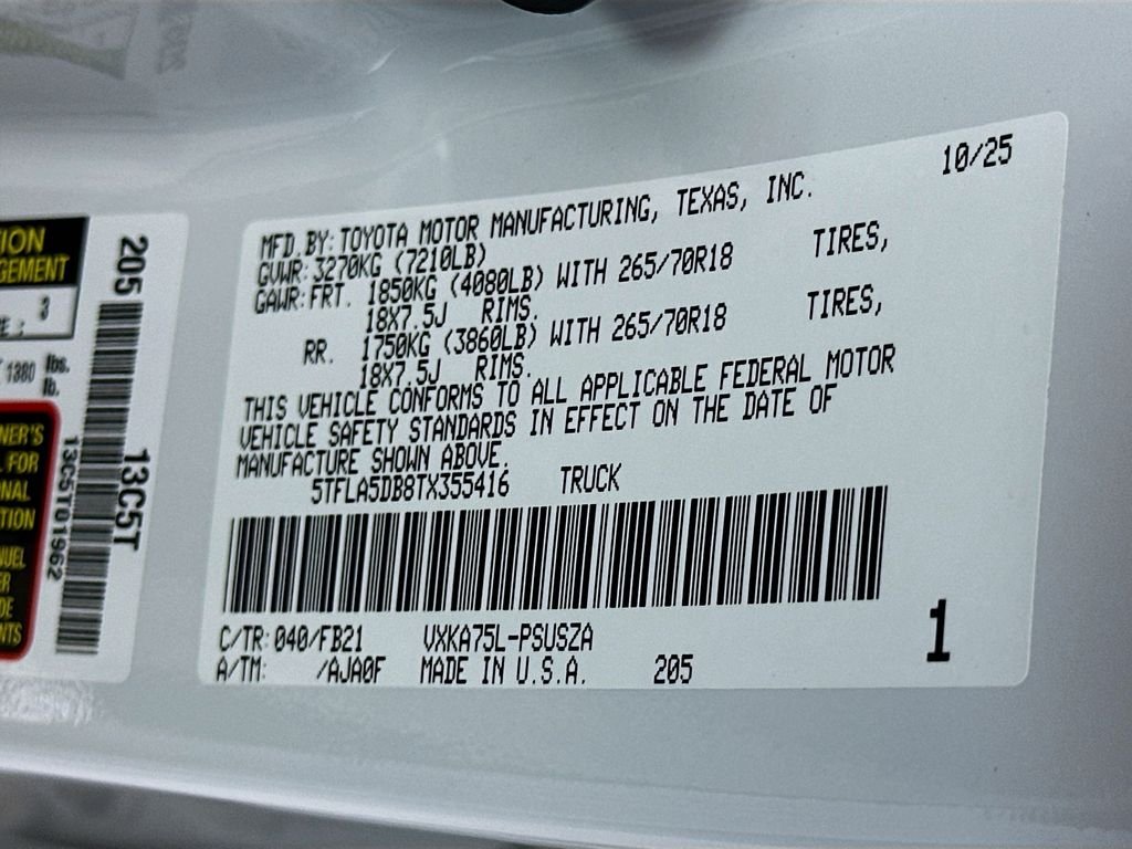 Used 2026 White Toyota SR5 image 32