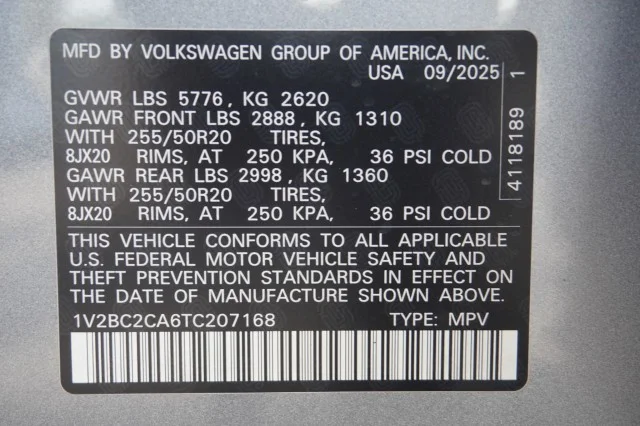 2026 Volkswagen Atlas Cross Sport SEL - Photo 37