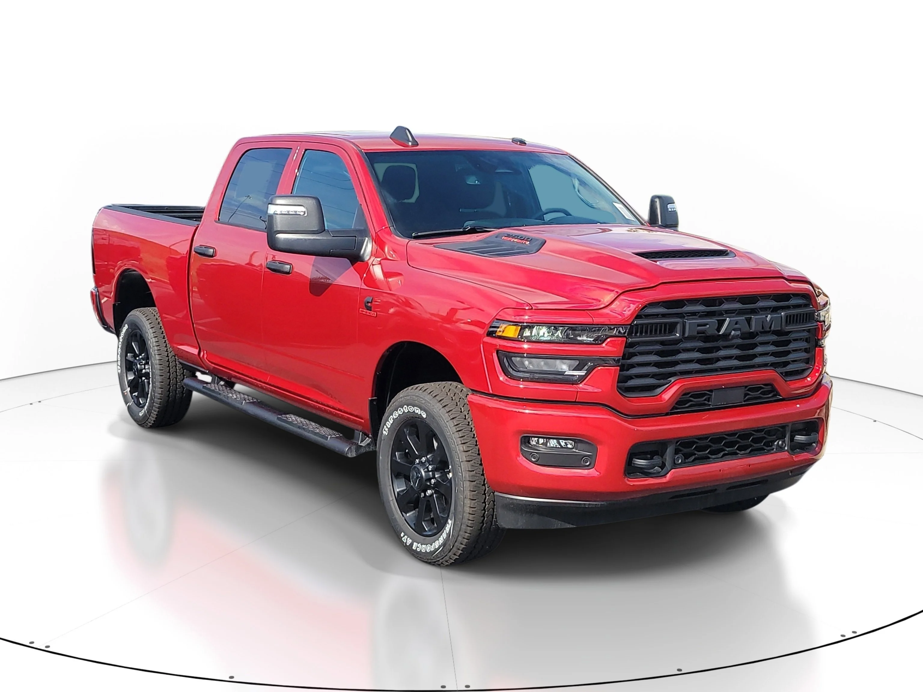 New 2026 Molten Red Pearlcoat Ram Black Express image 2