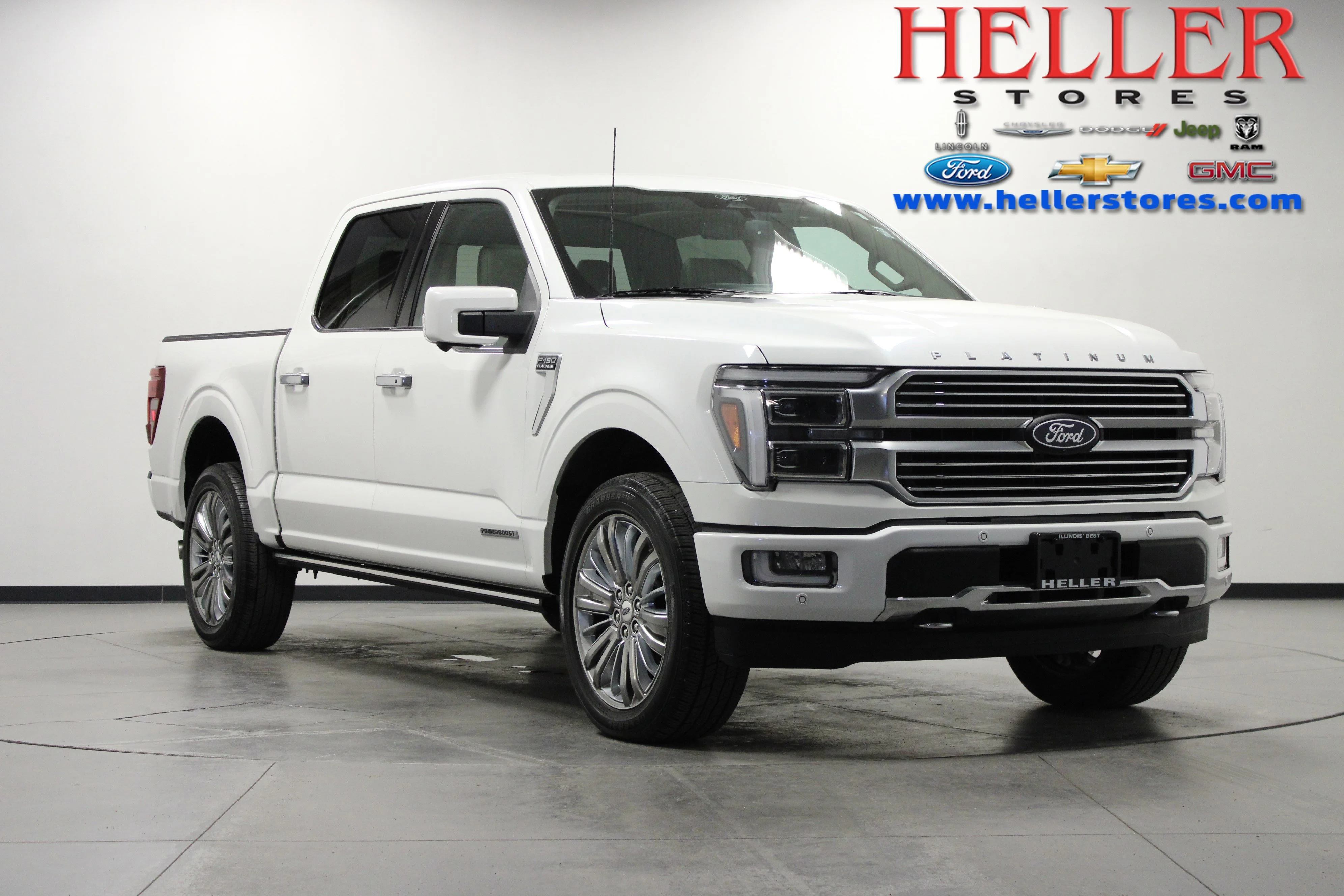 Used 2024 Star White Metallic Tri-Coat Ford Platinum image 1