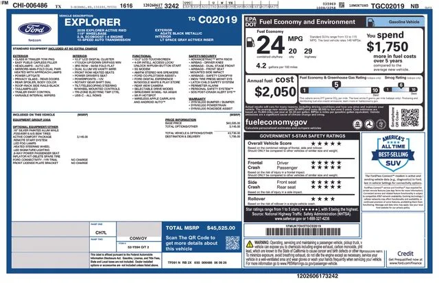 New 2026 Agate Black Metallic Ford Active image 4
