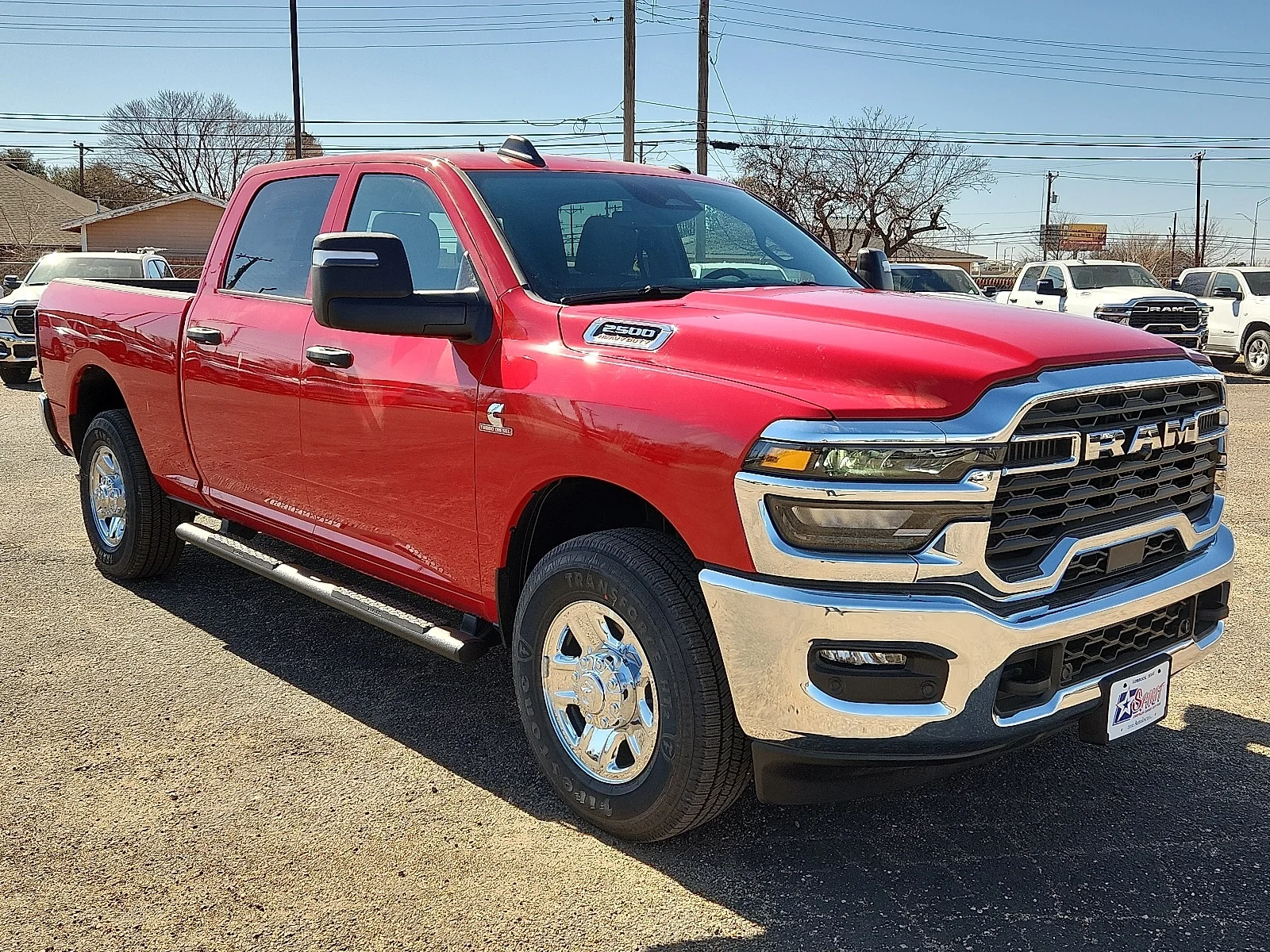 New 2026 PR4 Flame Red C Ram TRADESMAN CREW CAB 4X2 6
