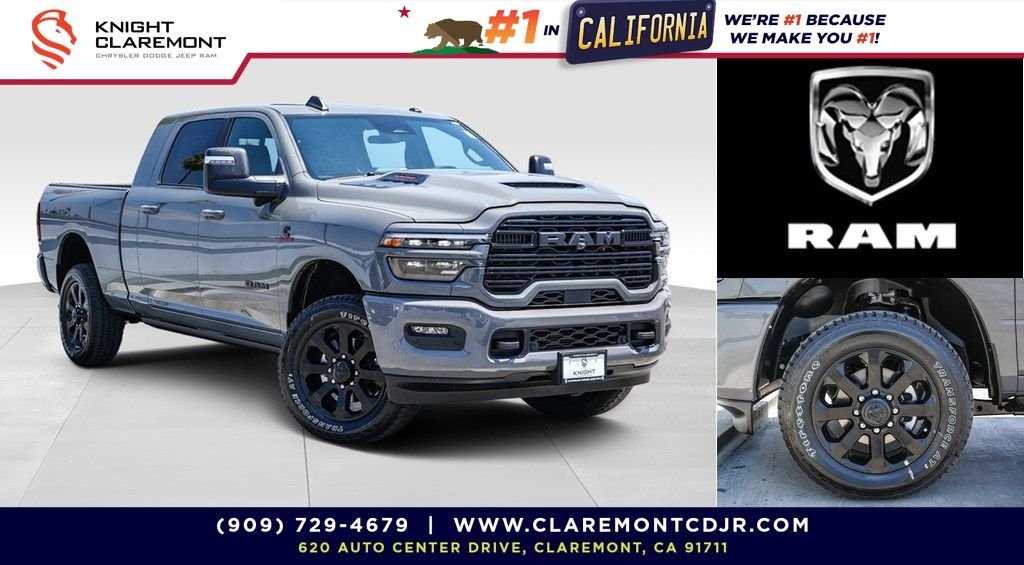 New 2026 Gray Clearcoat Ram Laramie image 1