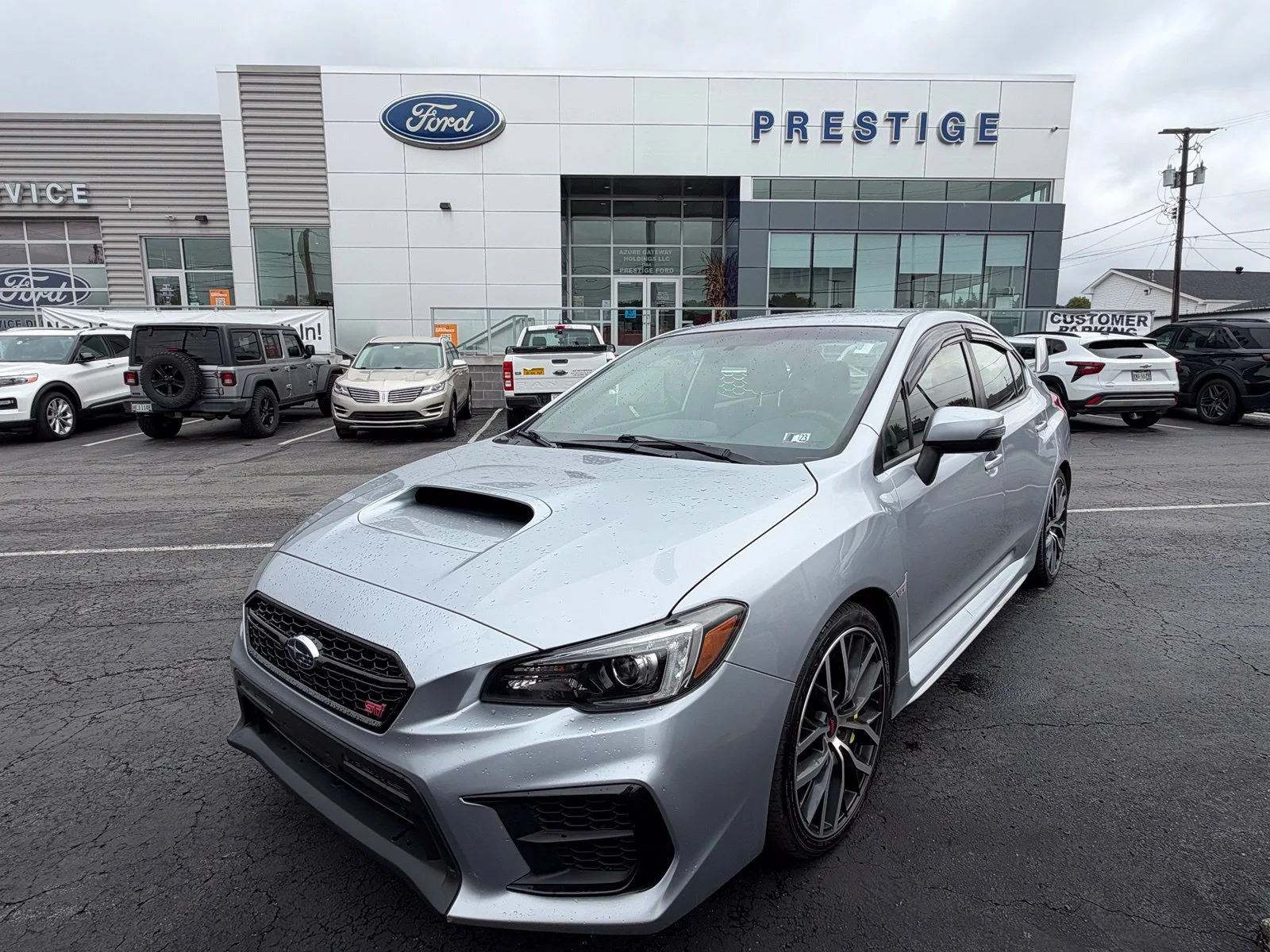 Used 2021 Ice Silver Metallic Subaru STi image 1