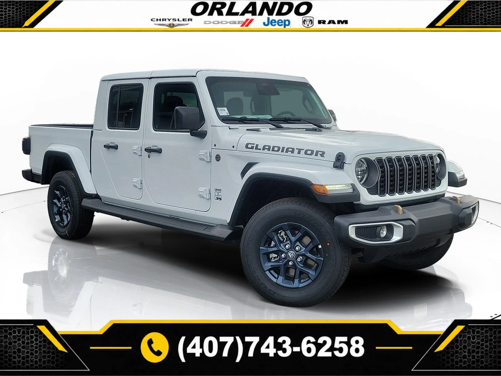 New 2026 Bright White Clearcoat Jeep 85th Anniversary Edition image 1