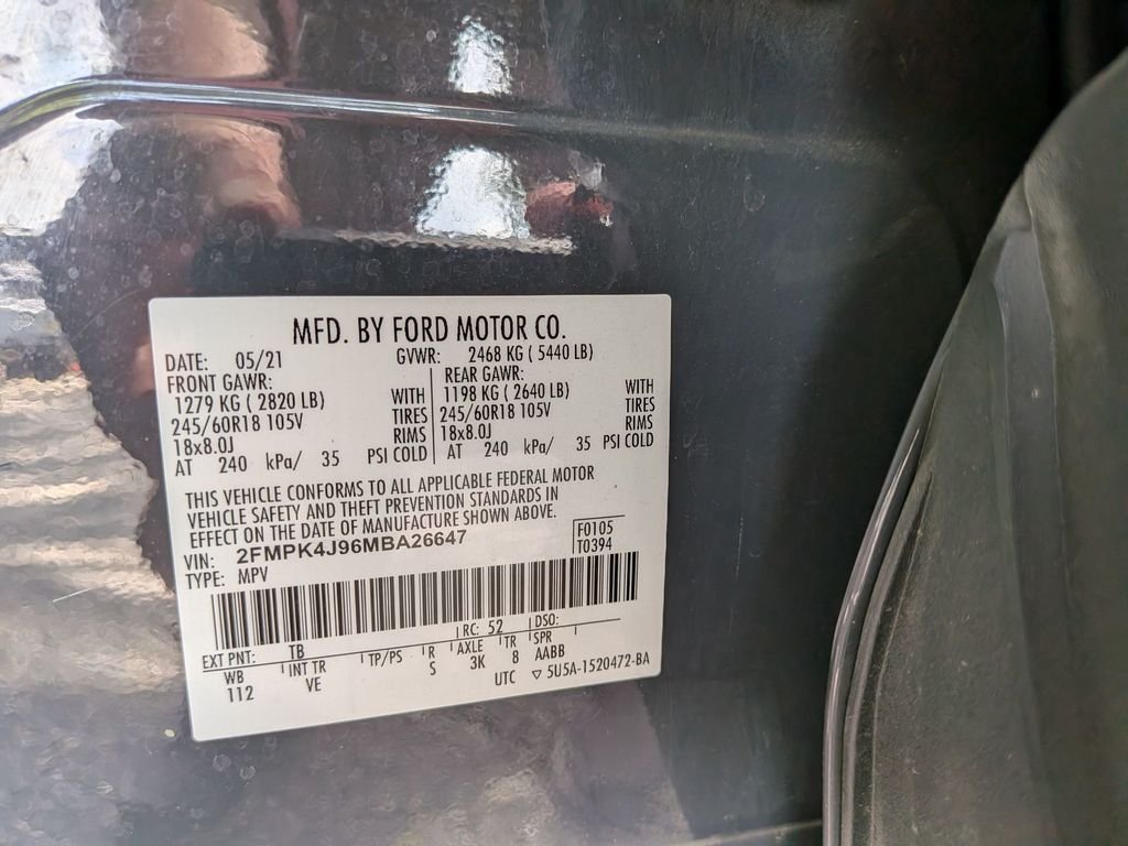 Used 2021 Gray Ford SEL image 32