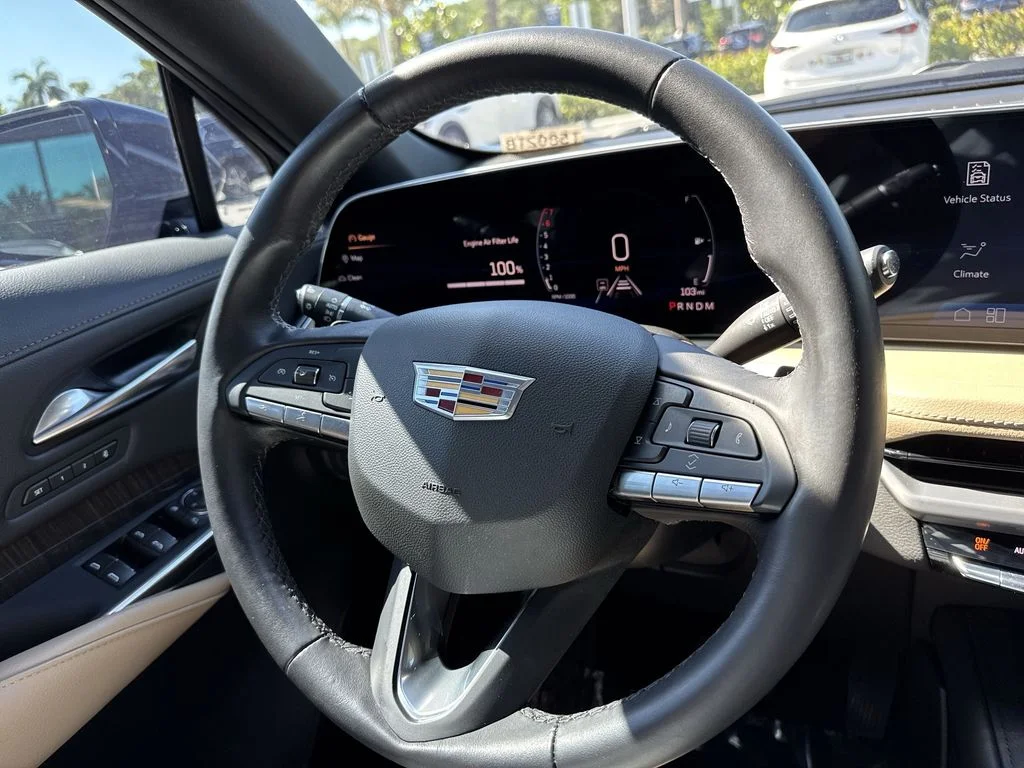 Used 2024 Stellar Black Metallic Cadillac Premium Luxury image 55