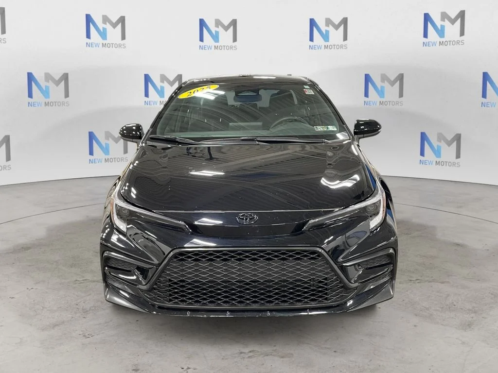 Used 2025 Midnight Black Metallic Toyota SE image 8