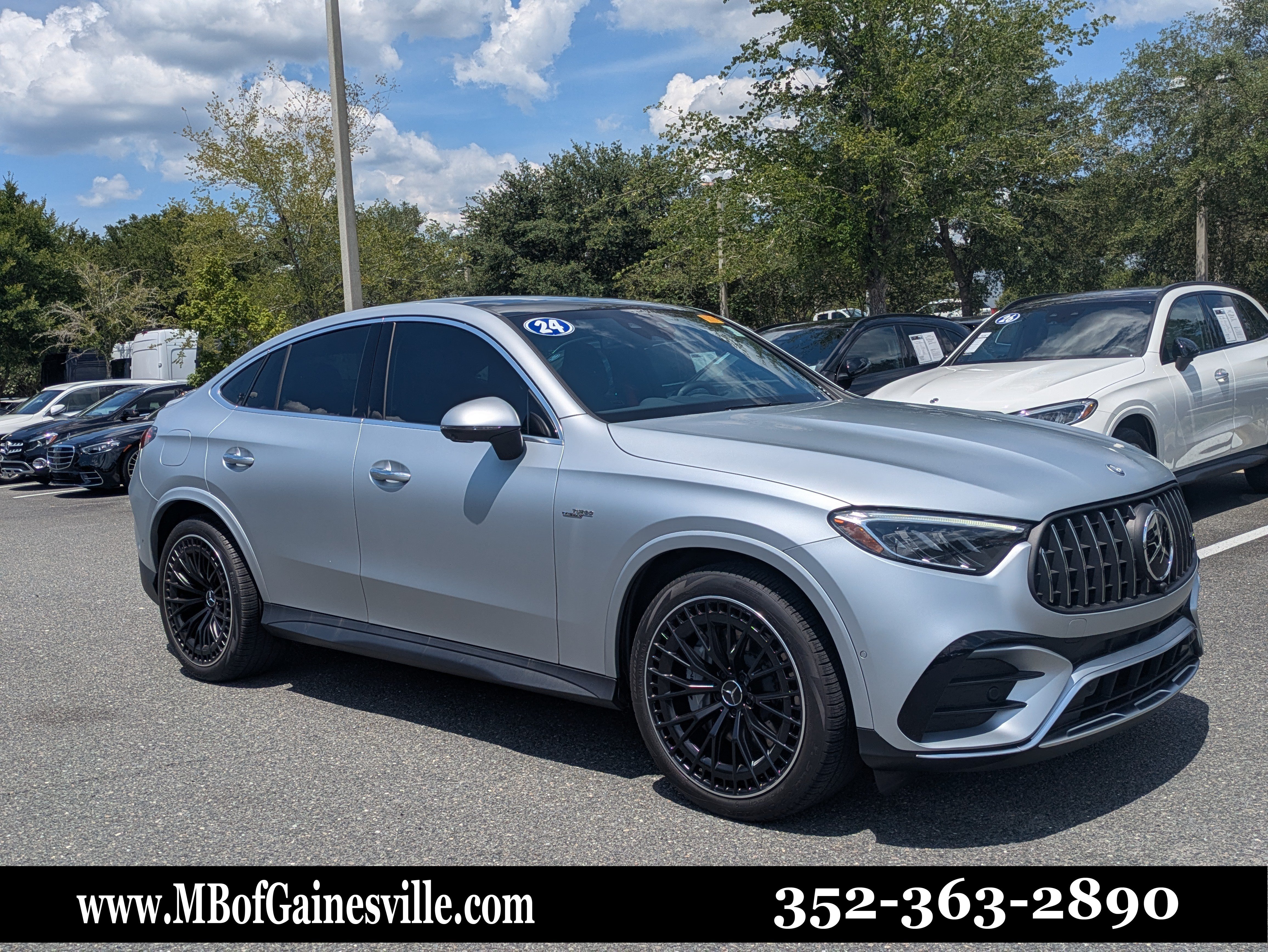 Certified Used 2024 MANUFAKTUR Cirrus Silver Magno Mercedes-Benz AMG® GLC 43 image 1