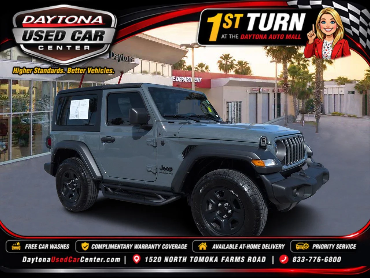 Certified Used 2025 Anvil Clear Coat Jeep Sport image 1