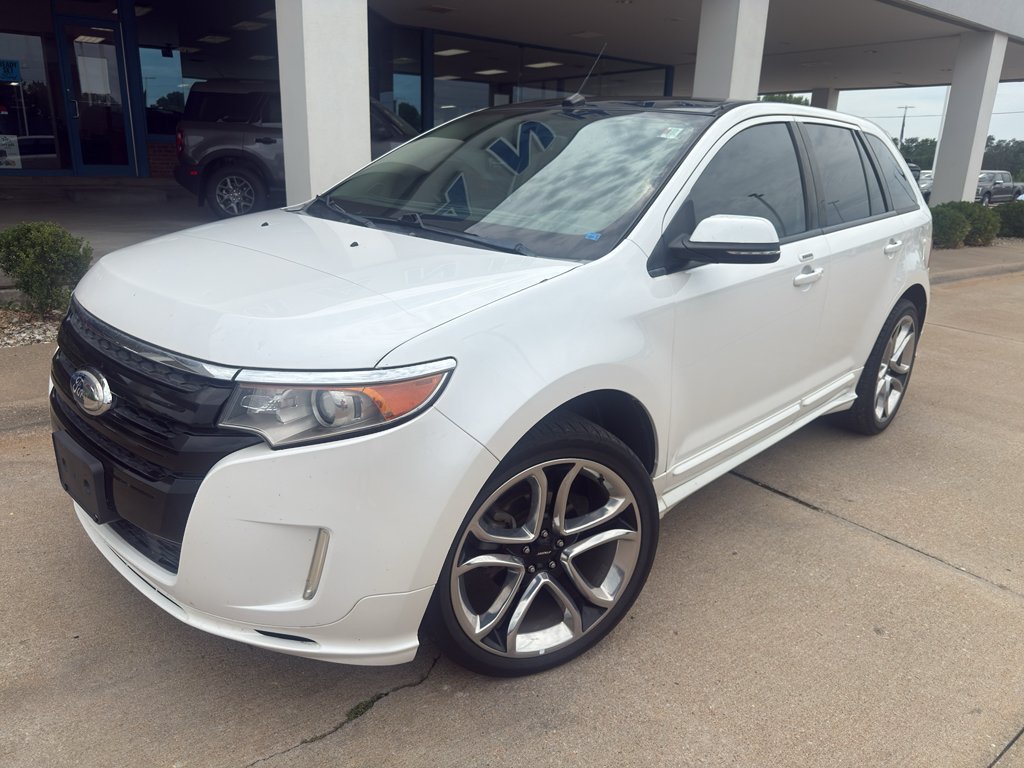 Used 2013 White Platinum Tri-Coat Metallic Ford Sport image 4