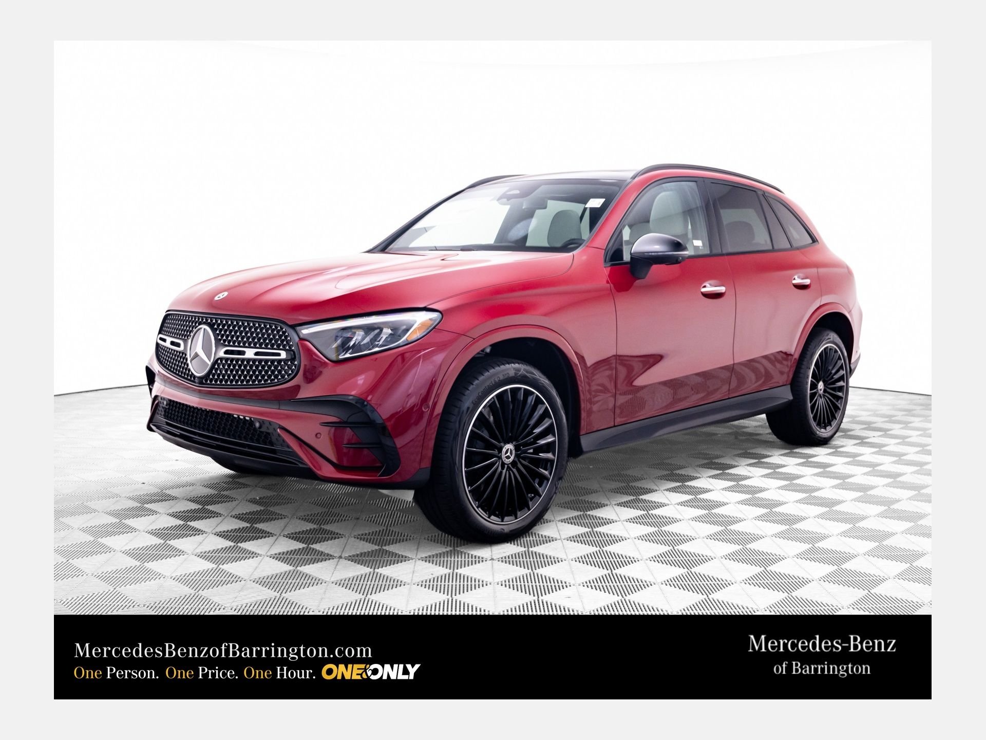 New 2026 MANUFAKTUR Patagonia Red Metallic Mercedes-Benz GLC 300 image 1