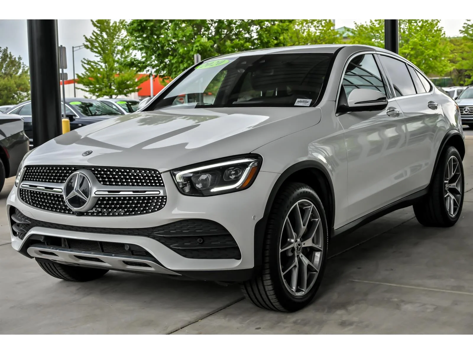Used 2020 White Mercedes-Benz GLC 300 4MATIC® image 5
