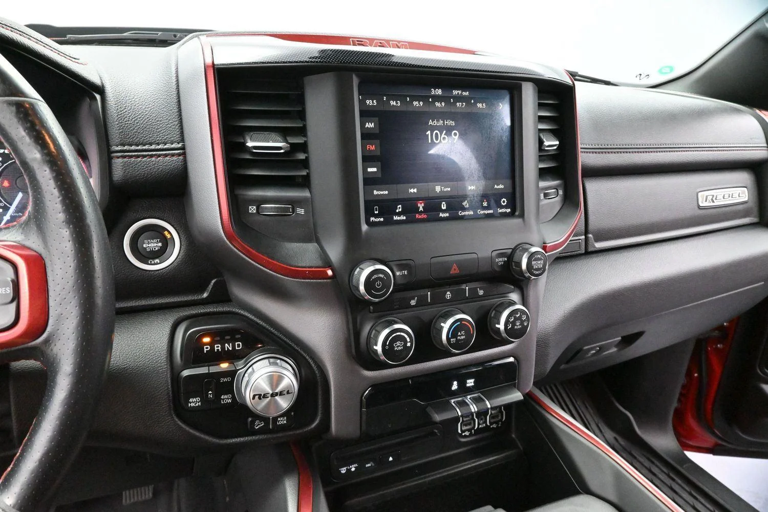 Used 2019 Flame Red Ram Rebel image 17