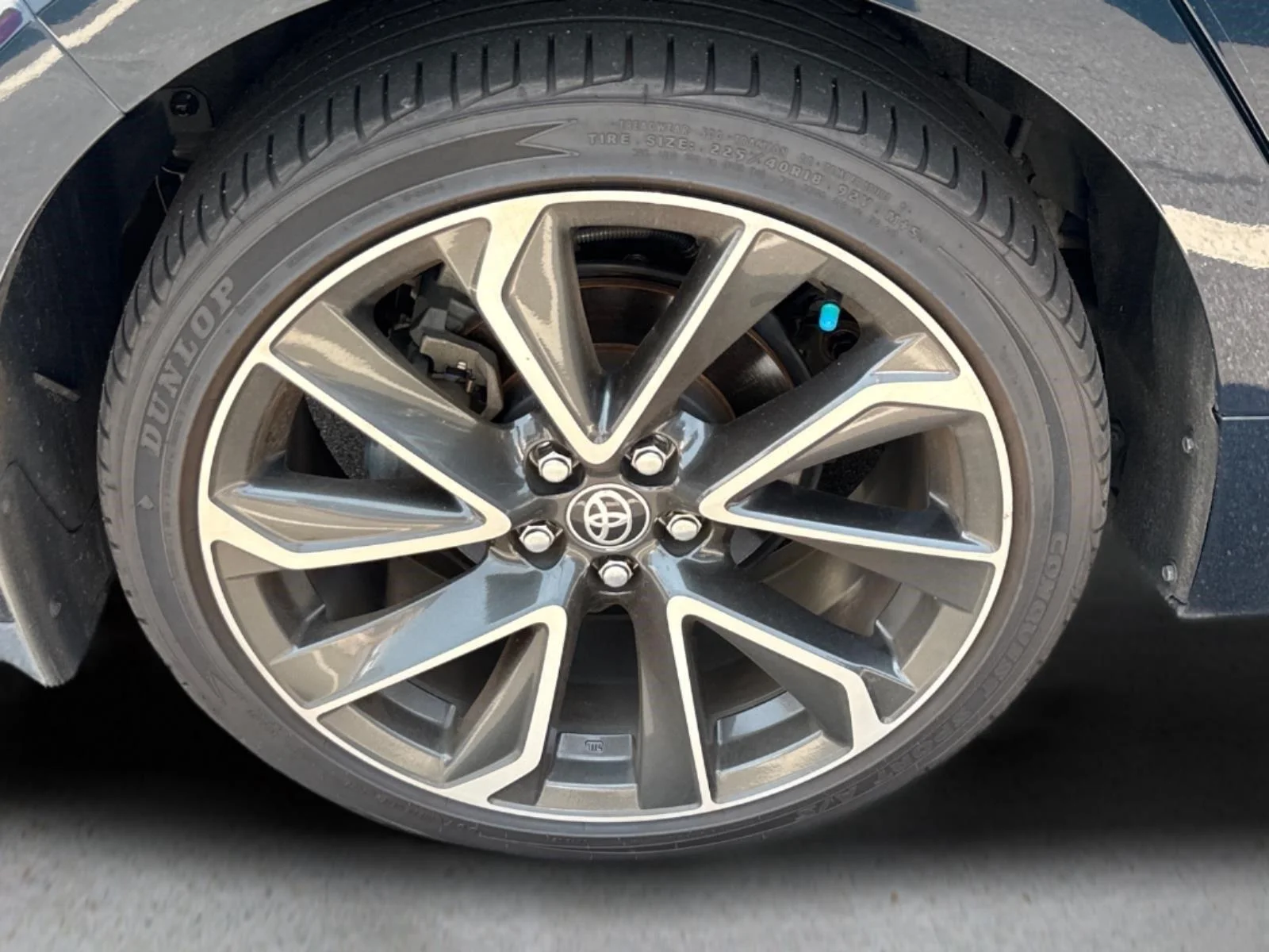 Used 2022 Galactic Aqua Mica TOYOTA XSE image 17