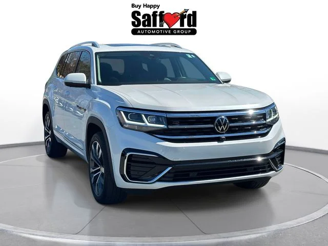 Used 2023 White Volkswagen 3.6L V6 SEL Premium R-Line image 9