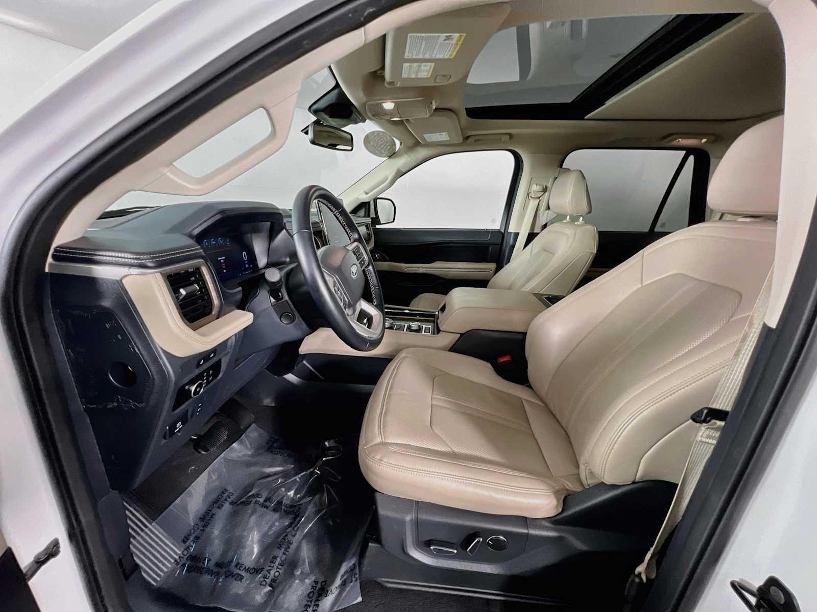 Used 2024 Star White Metallic Tri-Coat Ford Limited image 22