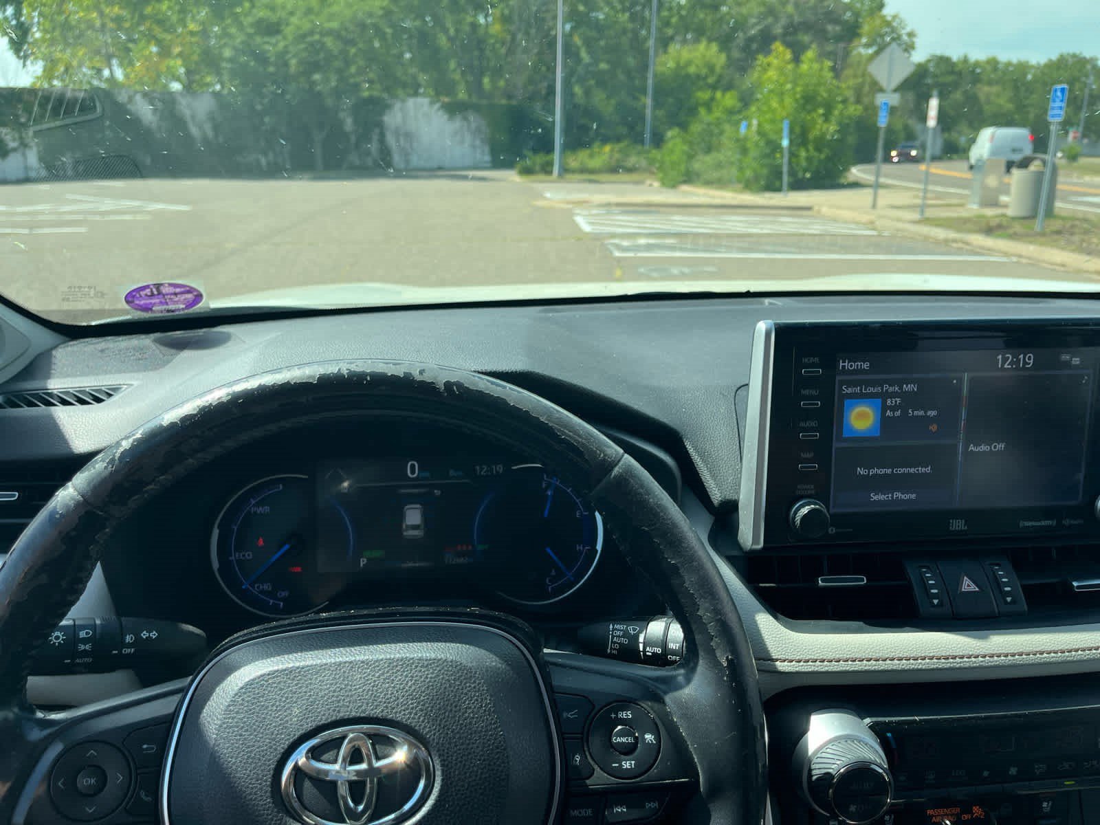Certified Used 2019 Blizzard Pearl Toyota Hybrid Limited image 8