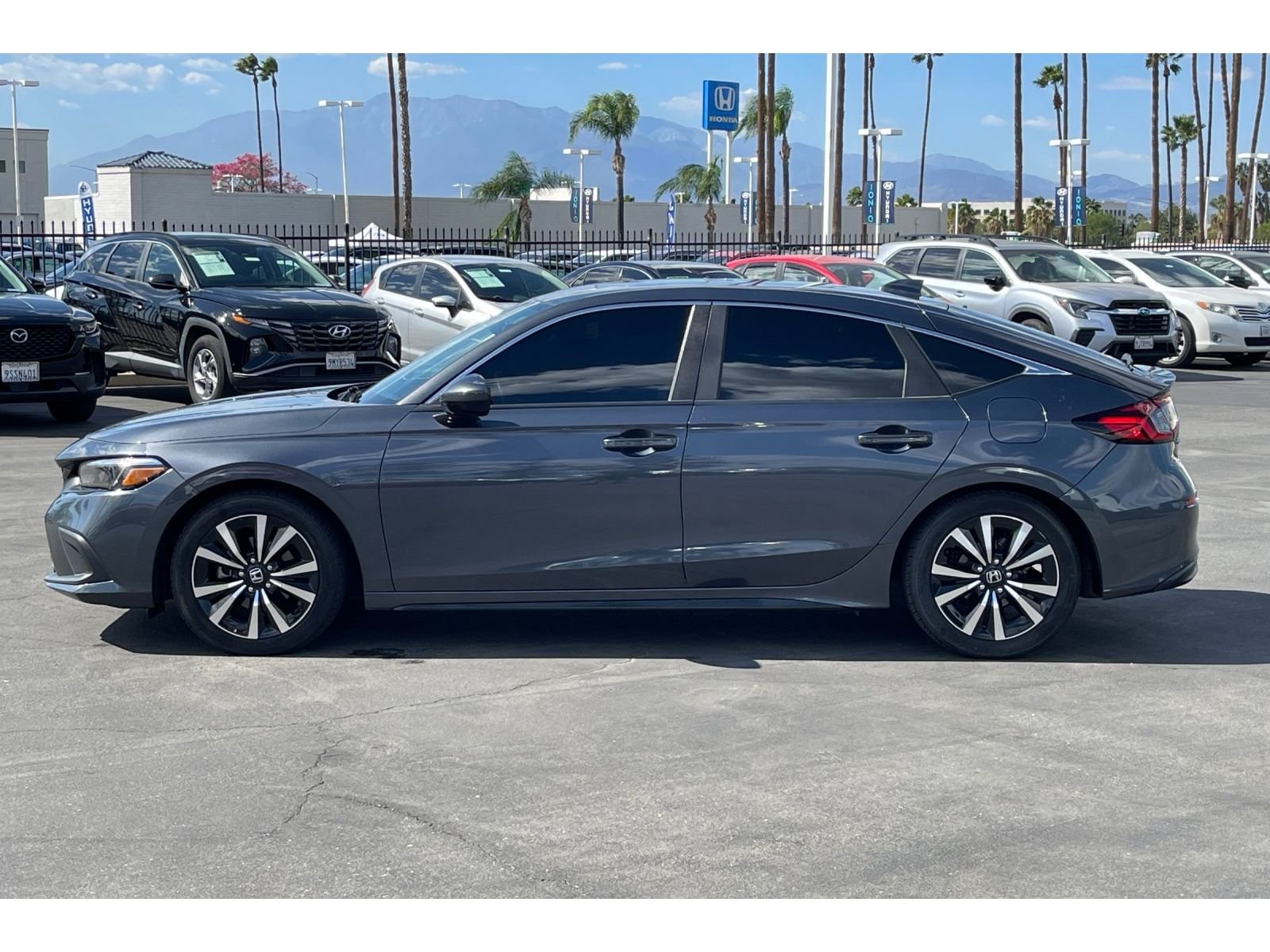 Certified Used 2023 Meteorite Gray Metallic Honda EX image 2