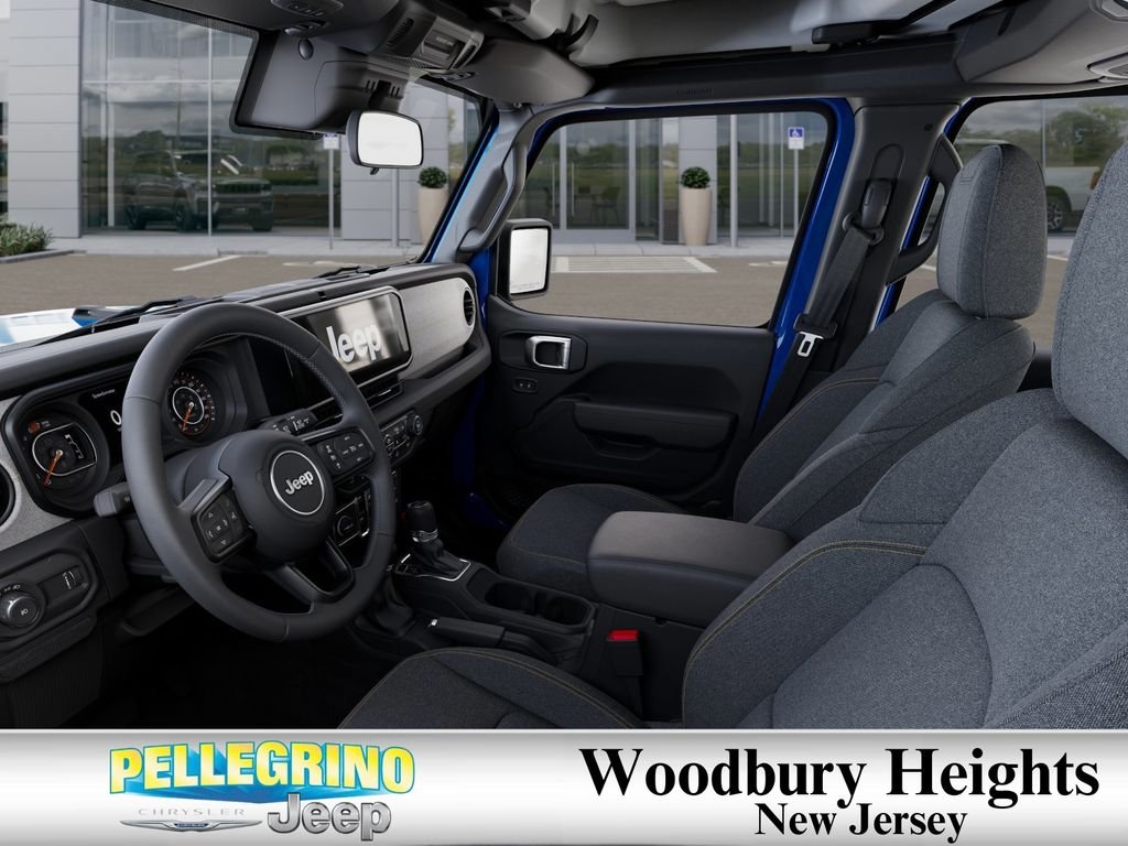 New 2025 Hydro Blue Pearl-Coat Exterior Paint Jeep 4-Door Sport S 4x4 image 22