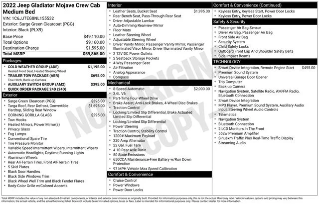 Used 2022 Green Jeep Mojave image 9