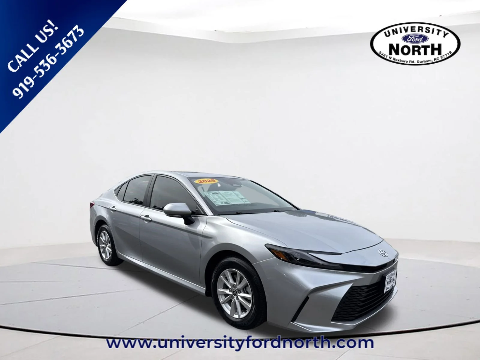 Used 2025 Celestial Silver Metallic Toyota LE image 1