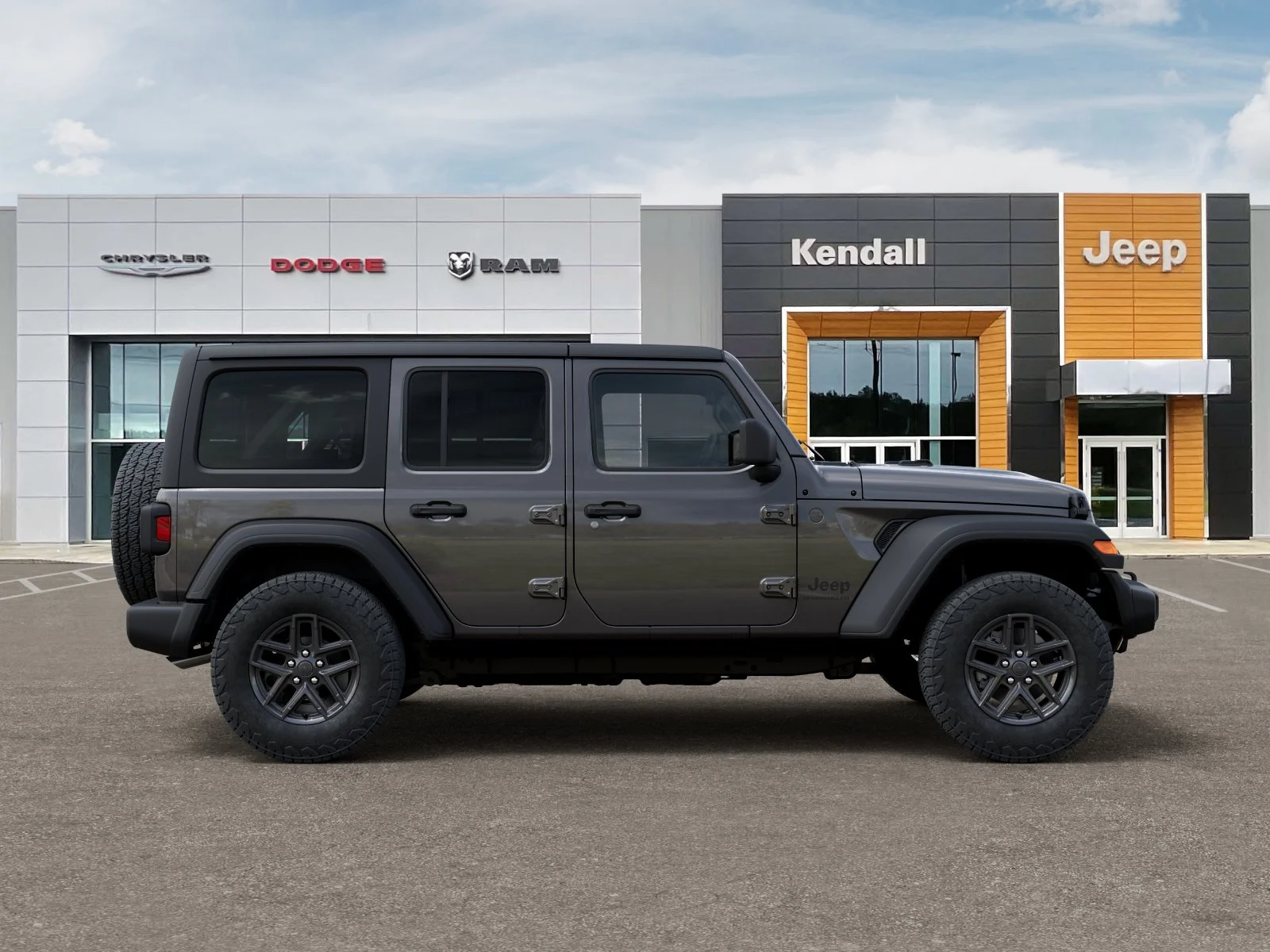 New 2026 Granite Crystal Metallic Clear-Coat Exterior Paint Jeep Sport S image 21